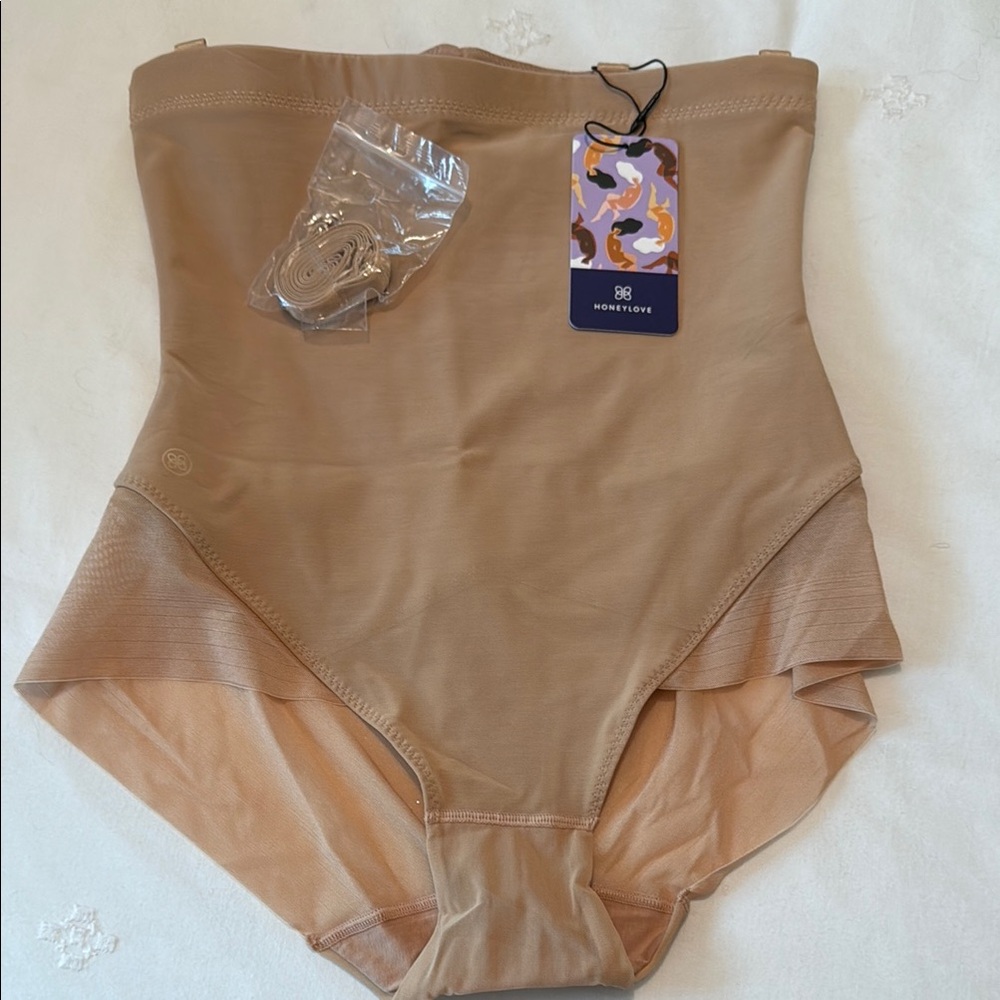 Honeylove SuperPower Brief Sand Medium Brand New